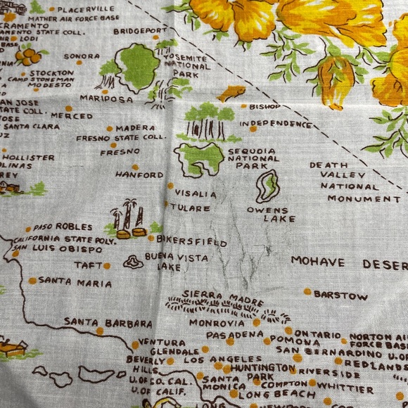 Vintage Souvenir Handkerchief - Picture 3 of 6